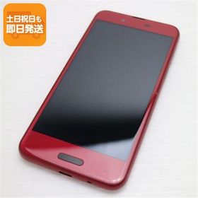 超美品 SHV40 AQUOS sense レッド スマホ 即日発送 スマホ 白ロム 中古 au SHARP あすつく 土日祝発送OK