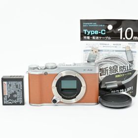 ＜並品＞FUJIFILM X-A2 ボディ ブラウン｜クラシックデザイン×チルト液晶搭載｜Wi-Fi対応ミラーレス一眼｜初心者にも人気の軽量モデル