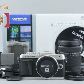 OLYMPUS オリンパス 【中古】OLYMPUS オリンパス PEN Lite E-PL7 EZ ダブルズームキット シルバー シャッター回数僅少 元箱付き ミラーレスカメラ