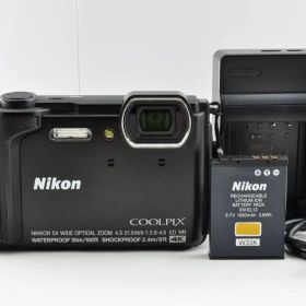 Nikon COOLPIX W300 ブラック 防水 デジカメ