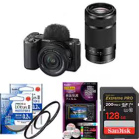 【安心セット 128GB】 [ソニー ZV-E10M2X ブラック + メモリー + フィルターセット]