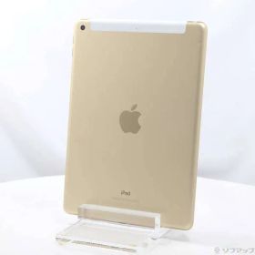 〔中古品〕 iPad 第5世代 32GB ゴールド MPG42J／A auロック解除SIMフリー【349】