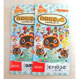 ニンテンドウ(任天堂)のあつまれどうぶつの森 amiiboカード 第5弾 2パック(Box/デッキ/パック)