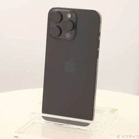 〔中古品〕 iPhone15 Pro Max 256GB ブラックチタニウム MU6P3J／A SIMフリー【348】