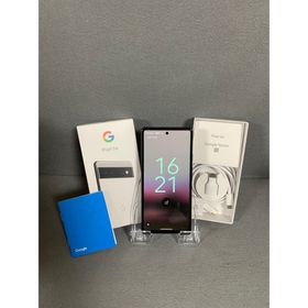 グーグル(Google)の美品 国内版 SIMフリー Google Pixel 6a 128GB チョーク(スマートフォン本体)