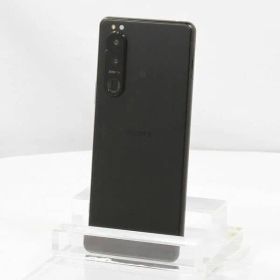 〔中古品〕 Xperia 5 III 128GB フロストブラック SOG05 au SIMフリー 〔ネットワーク利用制限▲〕【247】
