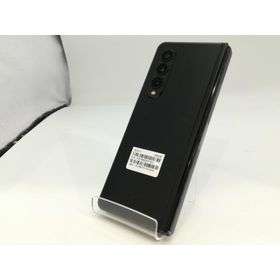 【中古】SAMSUNG au 【SIMフリー】 Galaxy Z Fold3 5G ファントムブラック 12GB 256GB SCG11【大須アメ横】保証期間１ヶ月【ランクB】