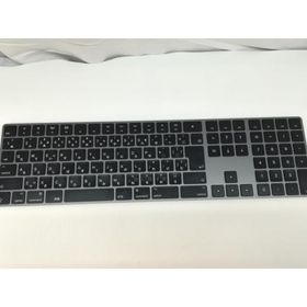 【中古】Apple Magic Keyboard（2018/テンキー付き/A1843） - 日本語（JIS） スペースグレイ MRMH2J/A【札幌】保証期間１週間