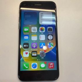 訳あり iPhone SE2 ブラック 128GB 100% ホームボタンヒビ