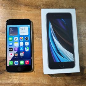 超美品iphoneSE2ホワイト64GB SIMフリー 第二世代 Apple