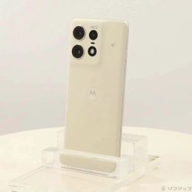 【中古】Motorola(モトローラ) motorola edge 50s pro 256GB バニラクリーム MOSAH3 Softbank SIMフリー 【349-ud】