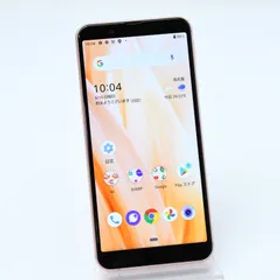 【未使用に近い】SIMフリー au AQUOS sense3 basic SHV48 ライトカッパー