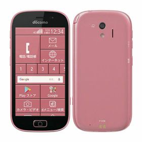 【中古】【安心保証】 らくらくスマートフォンme F-03K[16GB] docomo ピンク