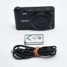 B#10647 SONY(ソニー) デジタルカメラ Cyber-shot WX350 光学20倍 ブラック DSC-WX350-B