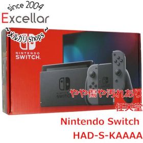 [bn:13] 任天堂 Nintendo Switch バッテリー拡張モデル HAD-S-KAAAA グレー 液晶画面いたみ 元箱あり