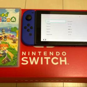 Nintendo Switch 本体 ブルー ネオンイエロー あつ森 セット