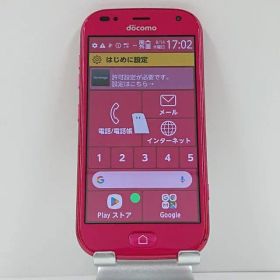 らくらくスマートフォン me F-01L ドコモ ピンク 送料無料 本体 c13946