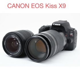 キヤノン(Canon)のデジタル一眼レフカメラcanon kiss x9標準&望遠ダブルレンズセット(デジタル一眼)