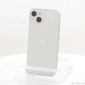 〔中古品〕 iPhone13 128GB スターライト MLND3J／A SIMフリー【297】