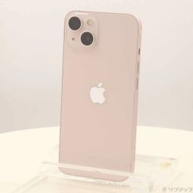〔中古品〕 iPhone13 128GB ピンク MLNE3J／A SIMフリー 〔ネットワーク利用制限▲〕【377】