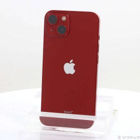 〔中古品〕 iPhone13 128GB プロダクトレッド MLNF3J／A SIMフリー【297】