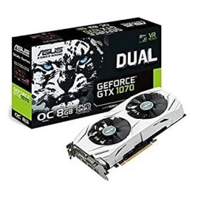 【中古】「非常に良い」ASUS ROG Strix GeForce GTX 1070 Ti 8GB GDDR5 アドバンスエディション VR レディ DP HDMI DVI ゲームグラフィックスカード (ROG-STRIX-GTX1070