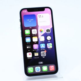 【液晶美品】au SIMフリーiPhone12 mini 64GB ブルー