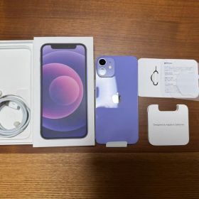 ￼ iPhone 12 mini ￼パープルMJQD3J/A 中古品128Ｇ美品