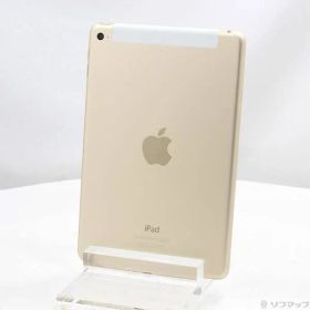 〔中古品〕 iPad mini 4 64GB ゴールド MK752J／A SIMフリー【344】