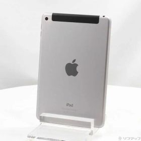 〔中古品〕 iPad mini 4 64GB スペースグレイ MK722J／A docomoロック解除SIMフリー【377】