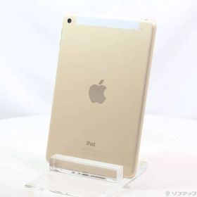 〔中古品〕 iPad mini 4 32GB ゴールド MNWG2J／A auロック解除SIMフリー【262】