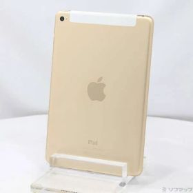 〔中古品〕 iPad mini 4 128GB ゴールド MK782J／A SIMフリー【349】