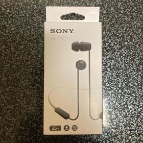 SONY Bluetoothヘッドホン WI-C100(B)(ヘッドフォン/イヤフォン)