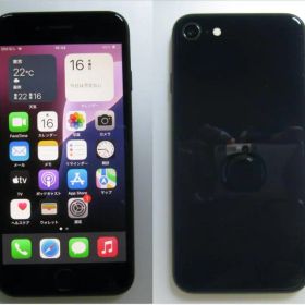 保証あり 液晶新品 iPhoneSE３ 64GB au版SIMフリー ブラック