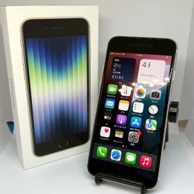 iPhoneSE3 本体 128GB スターライト SIMフリー バッテリー100%