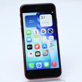 【アウトカメラジャンク】docomo SIMフリー iPhone SE 第3世代 64GB レッド