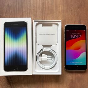 iPhone SE 第3世代 ホワイト 64 GB SIMフリー
