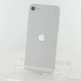 〔中古品〕 iPhone SE 第3世代 64GB スターライト MMYD3J／A SIMフリー【247】