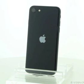 〔中古品〕 iPhone SE 第3世代 64GB ミッドナイト MMYC3J／A SIMフリー 〔ネットワーク利用制限▲〕【258】