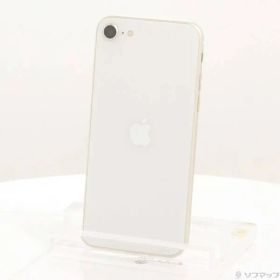 〔中古品〕 iPhone SE 第3世代 64GB スターライト MMYD3J／A SIMフリー【377】