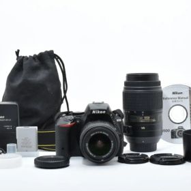 Nikon D5500,18-55mm,55-300mmレンズセット#2748