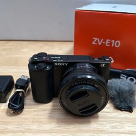 Sony ZV-E10 ミラーレスカメラ 16-50mmレンズ付き