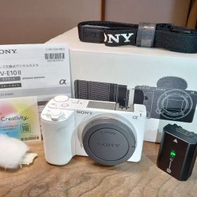 【安心の保証5ヶ月+センサー清掃済】SONY ZV-E10M2 ボディ取説+元箱