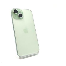 アップル(Apple)の【全額返金保証】【最速発送】Apple iPhone iPhone 15 128GB グリーン 楽天モバイル 動作確認済(スマートフォン本体)
