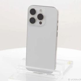 〔中古品〕 iPhone15 Pro 512GB ホワイトチタニウム MTUJ3J／A SIMフリー【349】