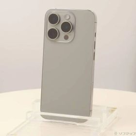 〔中古品〕 iPhone15 Pro 128GB ナチュラルチタニウム MTU93J／A SIMフリー【297】