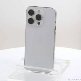 〔中古品〕 iPhone15 Pro 128GB ホワイトチタニウム MTU83J／A SIMフリー【276】