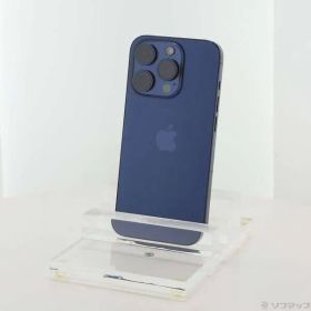 〔中古品〕 iPhone15 Pro 128GB ブルーチタニウム MTUA3J／A SIMフリー【344】