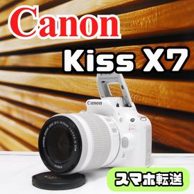 キヤノン(Canon)の人気のホワイト！ Canon EOS kiss X7 スマホ転送 STMレンズ(デジタル一眼)