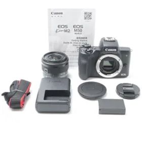 キヤノン Canon EOS Kiss M2 標準ズームレンズキット ブラック